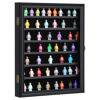 Picture of LARGE Minifigure Display Case Minifigure Wall Cabinet Showcase for Small Miniature Collectibles Mini Brands, with Acrylic Door Lockable