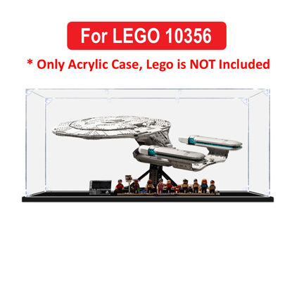 Picture of Acrylic Display Case for LEGO 10356 Icons Star Trek: U.S.S. Enterprise NCC-1701-D™ Figure Storage Box Dust Proof Glue Free