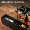 Picture of 3 Tier Wooden Cologne Perfume Display Stand Organizer Rack with Drawer Men Women
