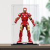 Picture of Acrylic Display Case for LEGO 76344 Marvel Iron Man Mark 3 Collectors’ Edition Figure Storage Box Dust Proof Glue Free