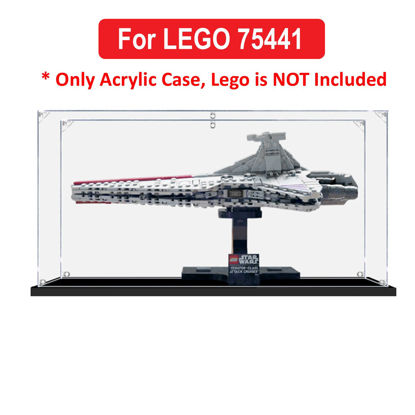 Picture of Acrylic Display Case for LEGO 75441 Star Wars Venator-Class Attack Cruiser Figure Storage Box Dust Proof Glue Free