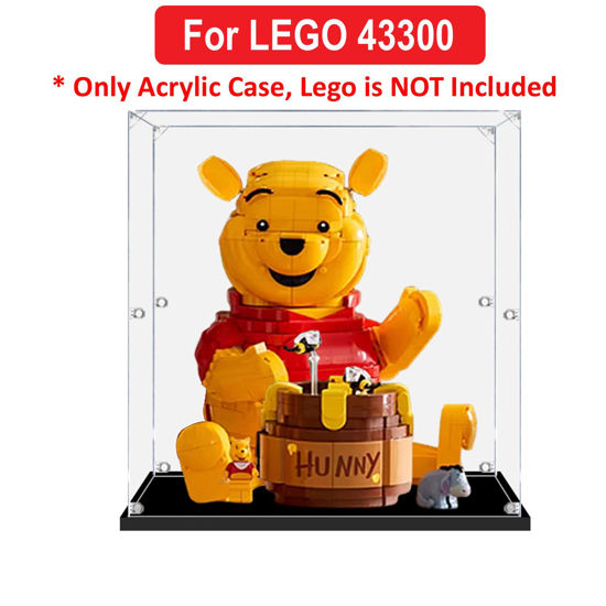 Picture of Acrylic Display Case for LEGO 43300 Disney Winnie the Pooh Figure Storage Box Dust Proof Glue Free
