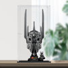 Picture of Acrylic Display Case for LEGO 11373 Icons Lord of The Rings Sauron Helmet Figure Storage Box Dust Proof Glue Free