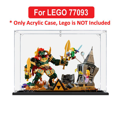 Picture of Acrylic Display Case for LEGO 77093 The Legend of Zelda Ocarina of Time The Final Battle Figure Storage Box Dust Proof Glue Free