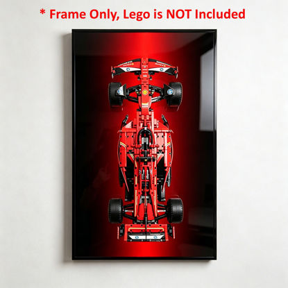 Picture of Wall Mount Display Frame for LEGO 42207 Technic Ferrari SF-24 F1 Car