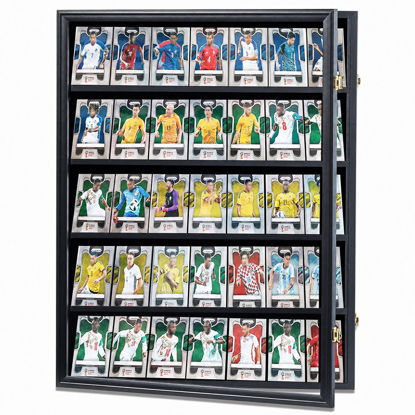 Picture of Display Case for A LEAGUE FIFA SOCCER Graded Sports Card Lockable Wall-Mounted Display Frame