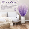 Picture of 24pcs 42cm Artificial Pompas Grass Faux Pampas Grass Fake Non-Shedding Fluffy Artificial Flowers for Farmhouse Wedding Party Home Decorations