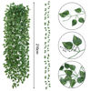Picture of 12pcs Artificial Ivy Vines for Room Decor Fake Ivy Leaves Garland Greenery for Bedroom Wall Wedding Aesthetic
