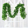 Picture of 12pcs Artificial Ivy Vines for Room Decor Fake Ivy Leaves Garland Greenery for Bedroom Wall Wedding Aesthetic